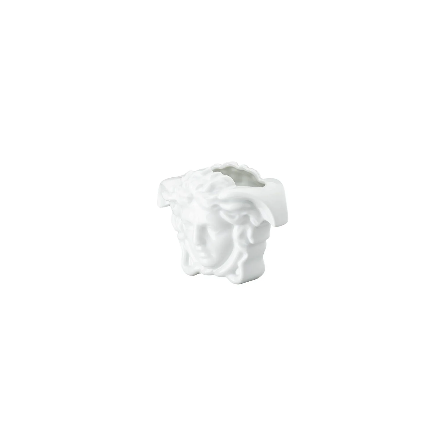 Versace Medusa Grande Vase White - 3.5 Inch - Image 2