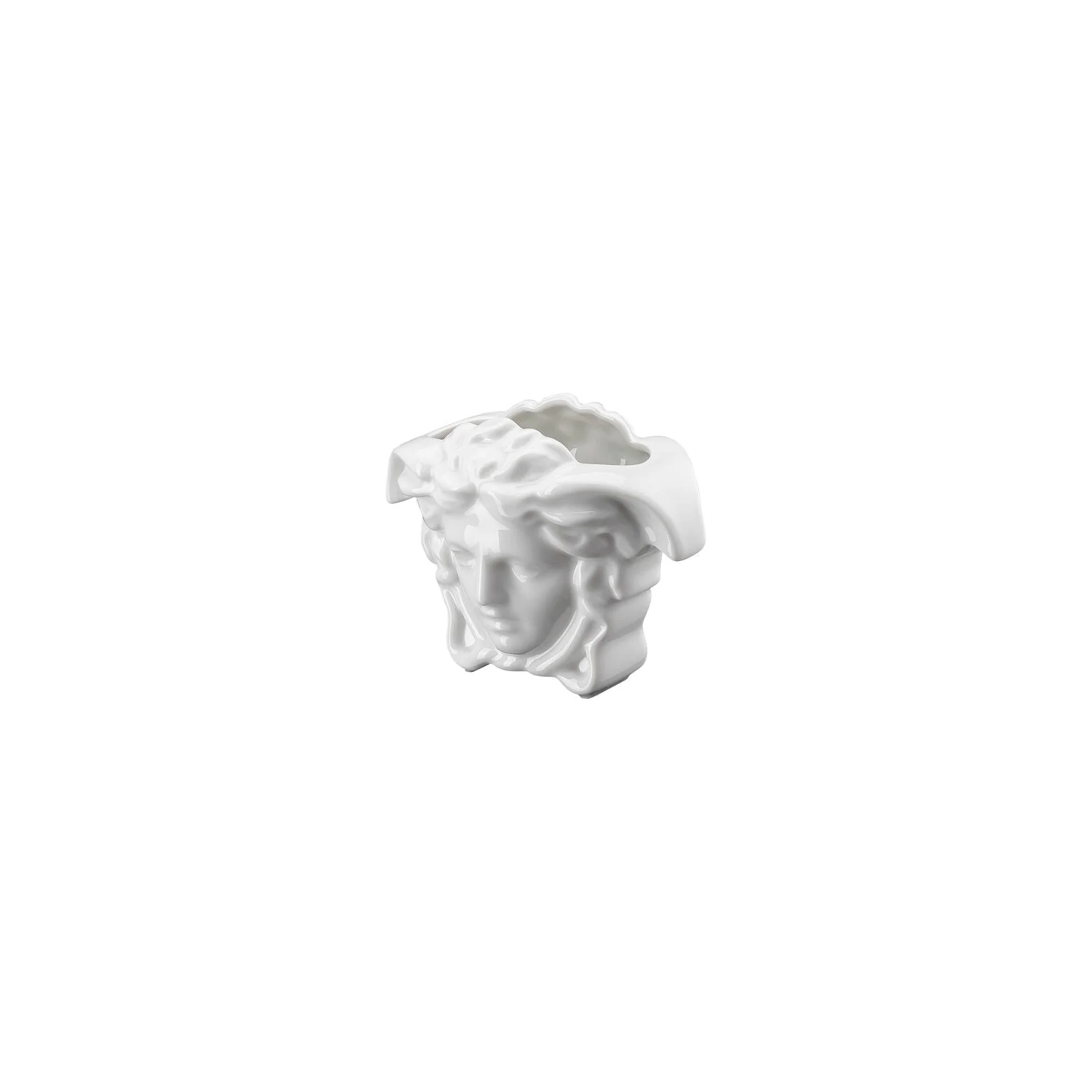 Versace Medusa Grande Vase White - 3.5 Inch - Image 4