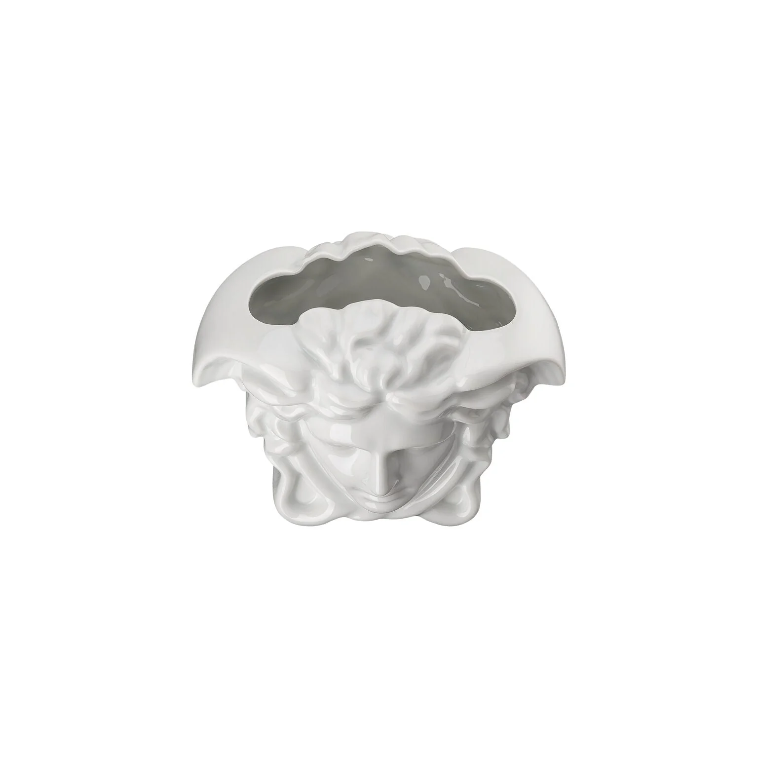Versace Medusa Grande Vase White - 6 Inch - Image 2