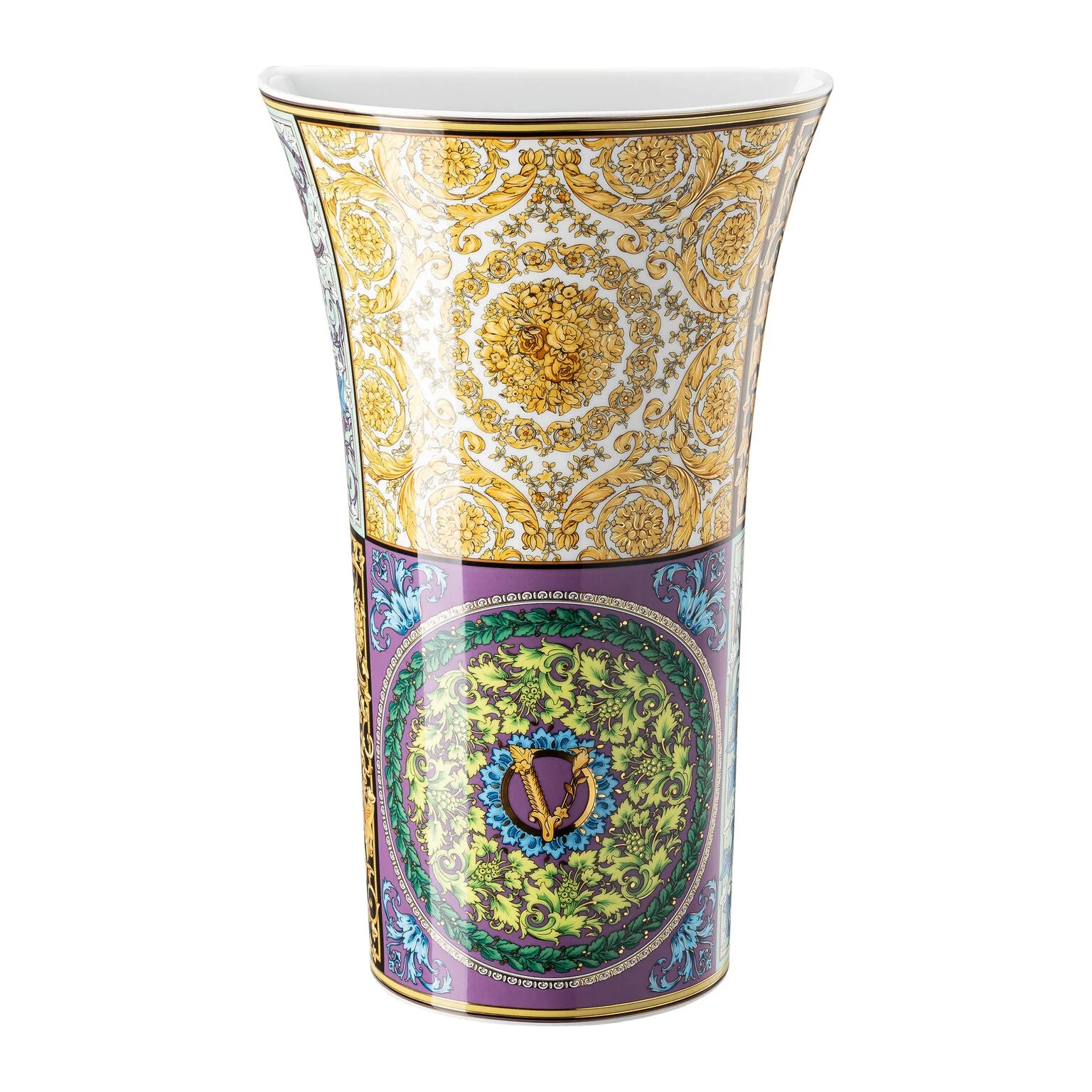 Versace Medusa Madness Vase Barocco Mosaic - 13.5 Inch - Image 2