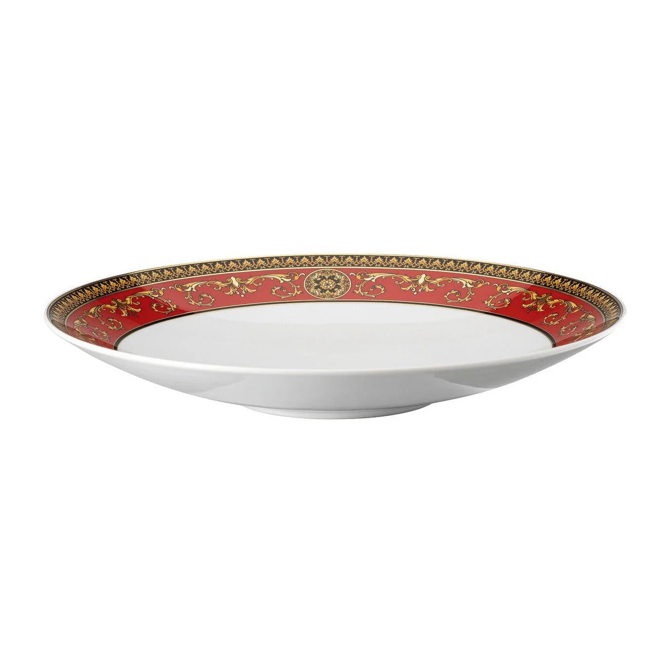 Versace Medusa Red Modern Gourmet Plate - Image 2