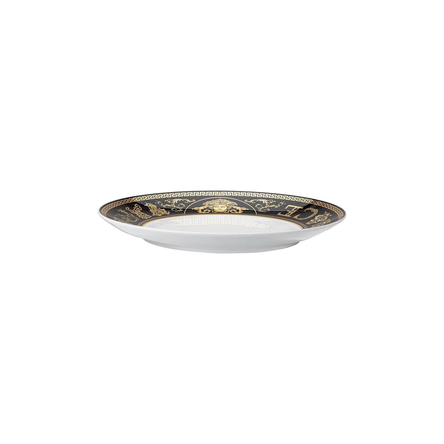 Versace Virtus Gala Salad Plate - Black - Image 2