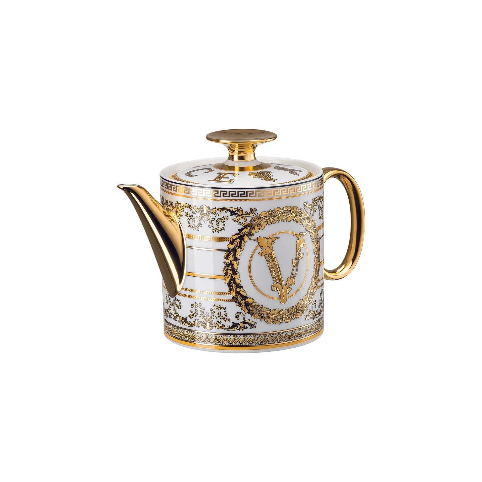 Versace Virtus Gala Tea Pot - White - Image 3