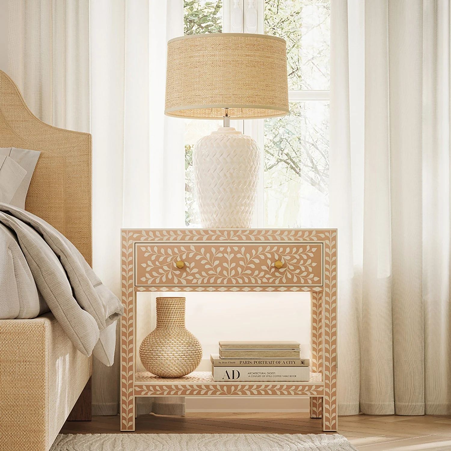 Virginia Resin Nightstand - Image 6