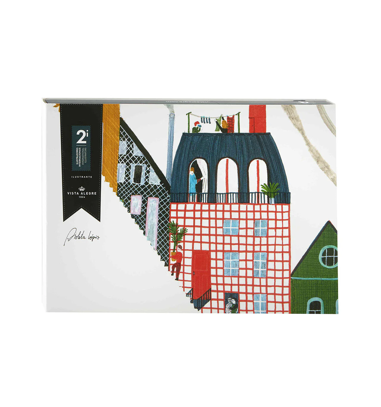 Vista Alegre 2I Rectangular Plate By Violeta Lopiz - Image 2
