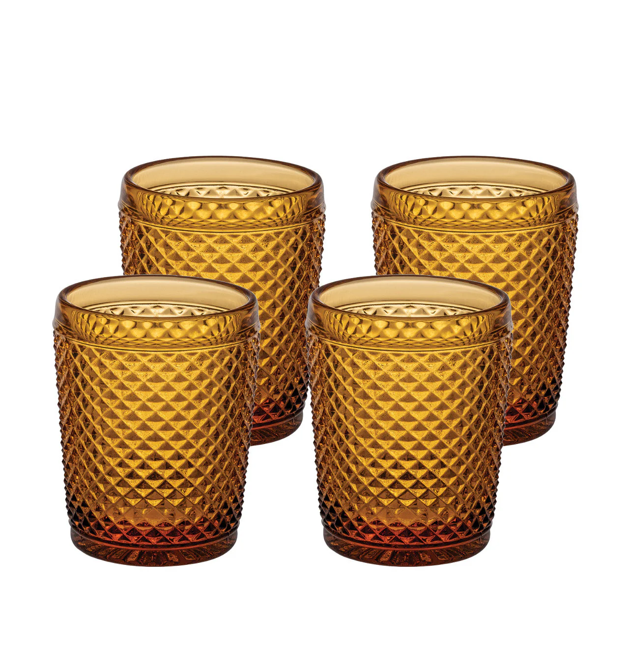 Vista Alegre Bicos Ambar Old Fashion Ambar - Set of 4 - Image 2
