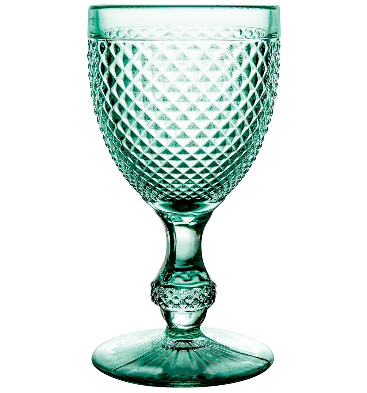 Vista Alegre Bicos Green Water Goblets Mint Green - Set of 4 - Image 2