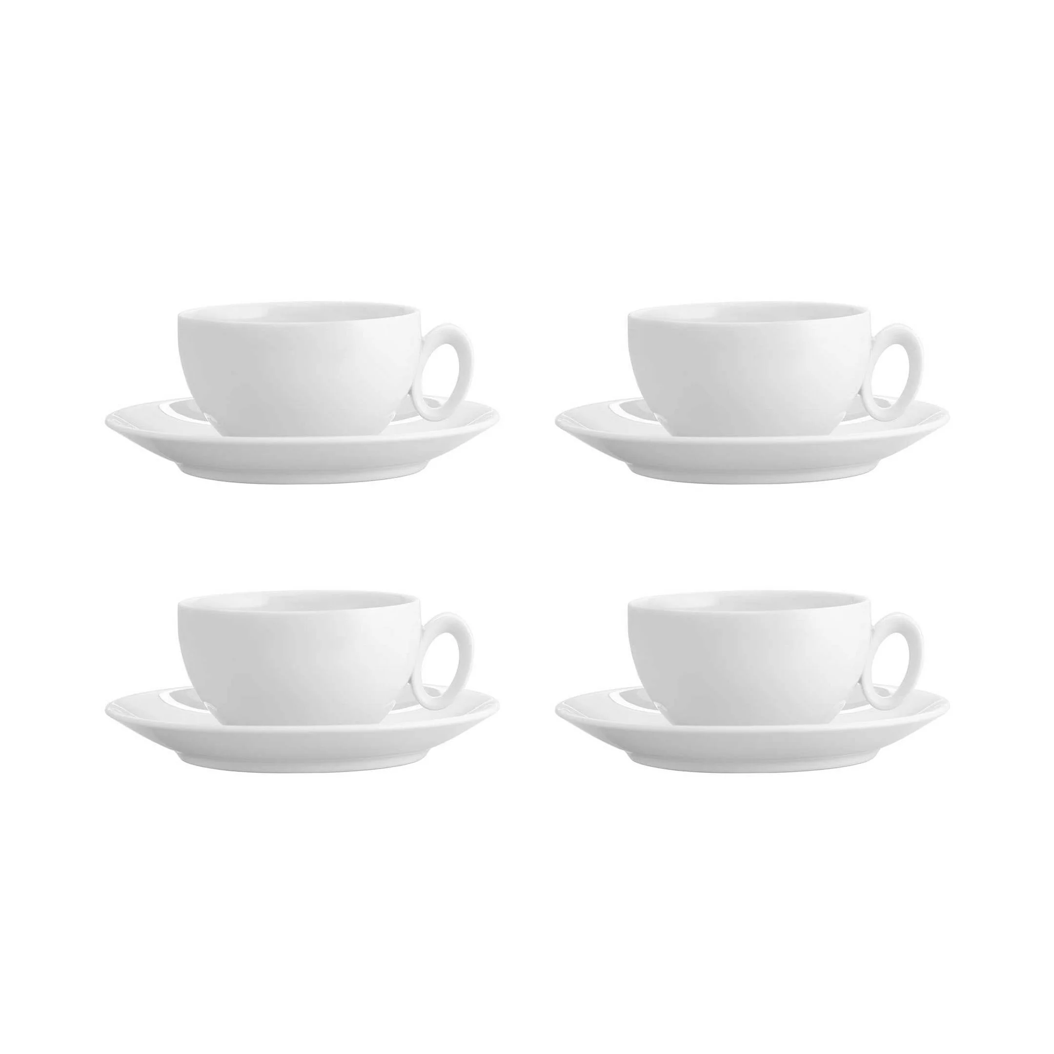 Vista Alegre Broadway White Tea Cup And Saucer - Image 3