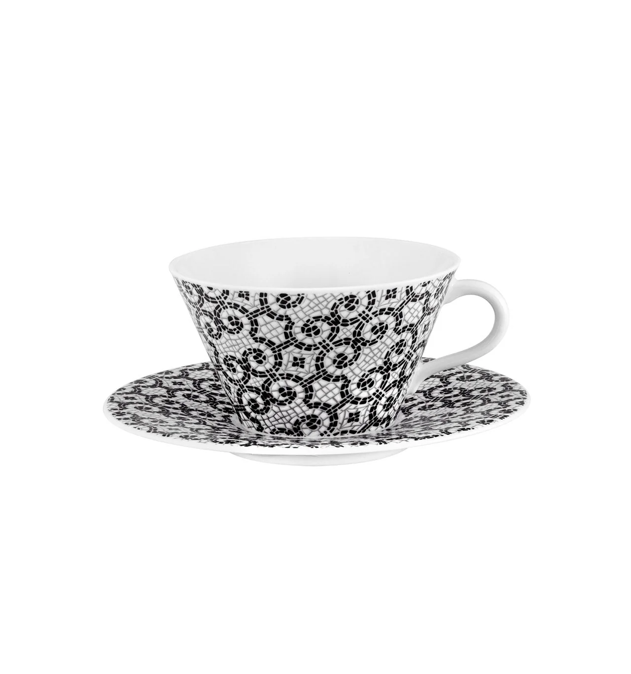 Vista Alegre Calcada Portuguesa Tea Cups & Saucers By Manoela Medeiros - Set of 2 - Image 2