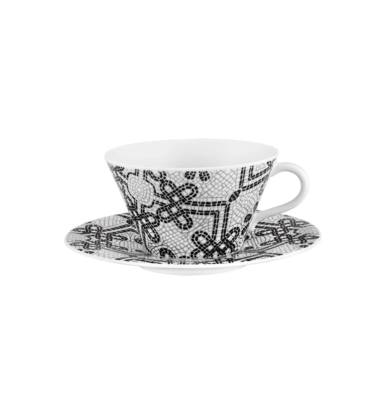 Vista Alegre Calcada Portuguesa Tea Cups & Saucers By Manoela Medeiros - Set of 2 - Image 3