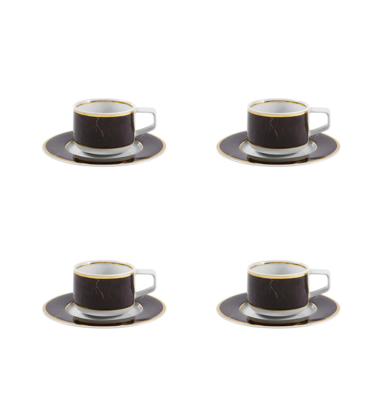 Vista Alegre Carrara Coffee Cup & Saucer By Coline le Corre - Image 2