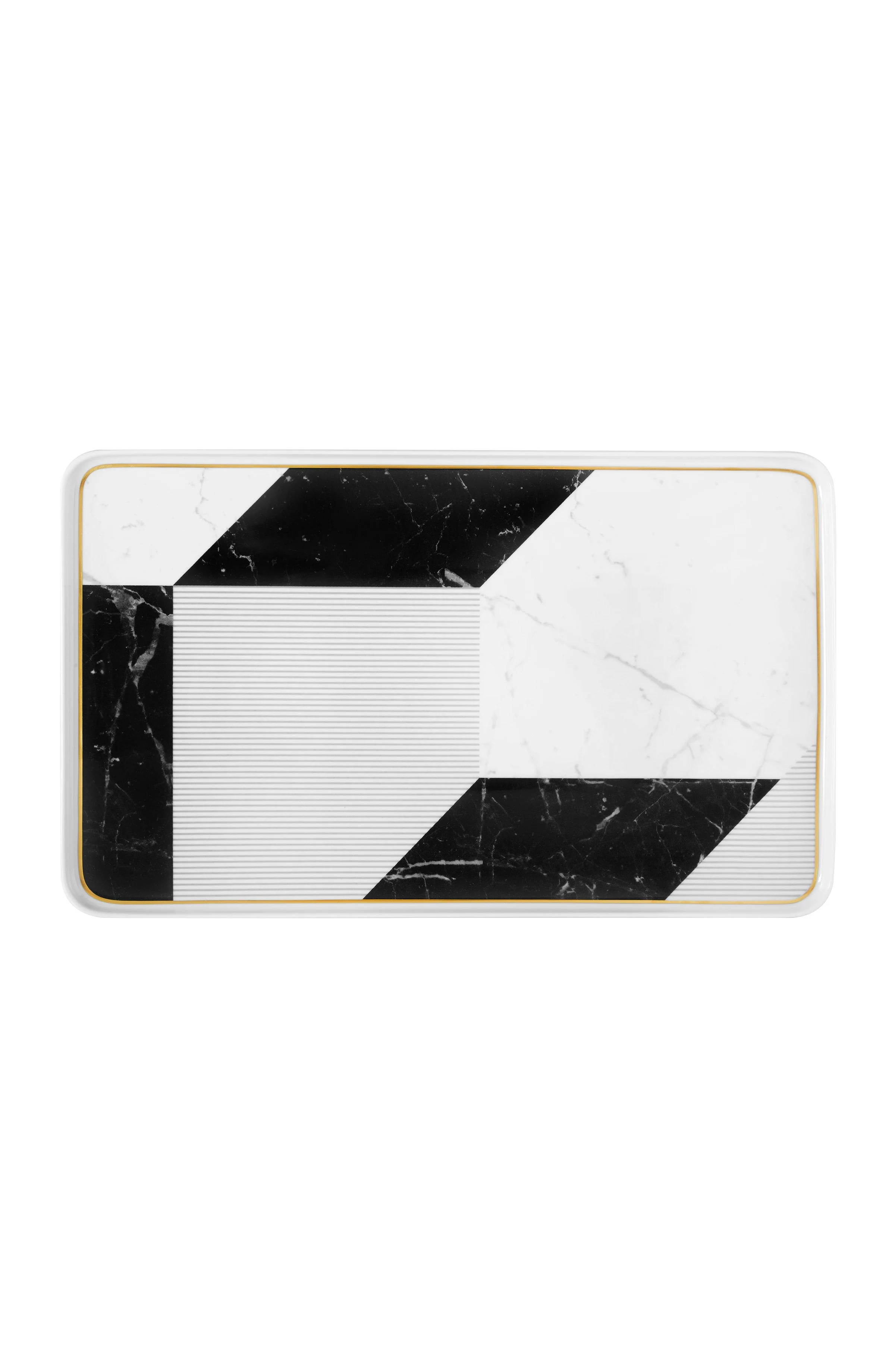 Vista Alegre Carrara Rectangular Platter By Coline le Corre - Image 2
