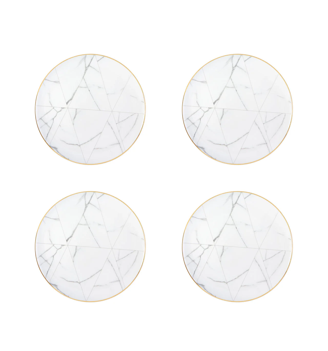 Vista Alegre Carrara Set of 16 Plate Pieces - Image 2