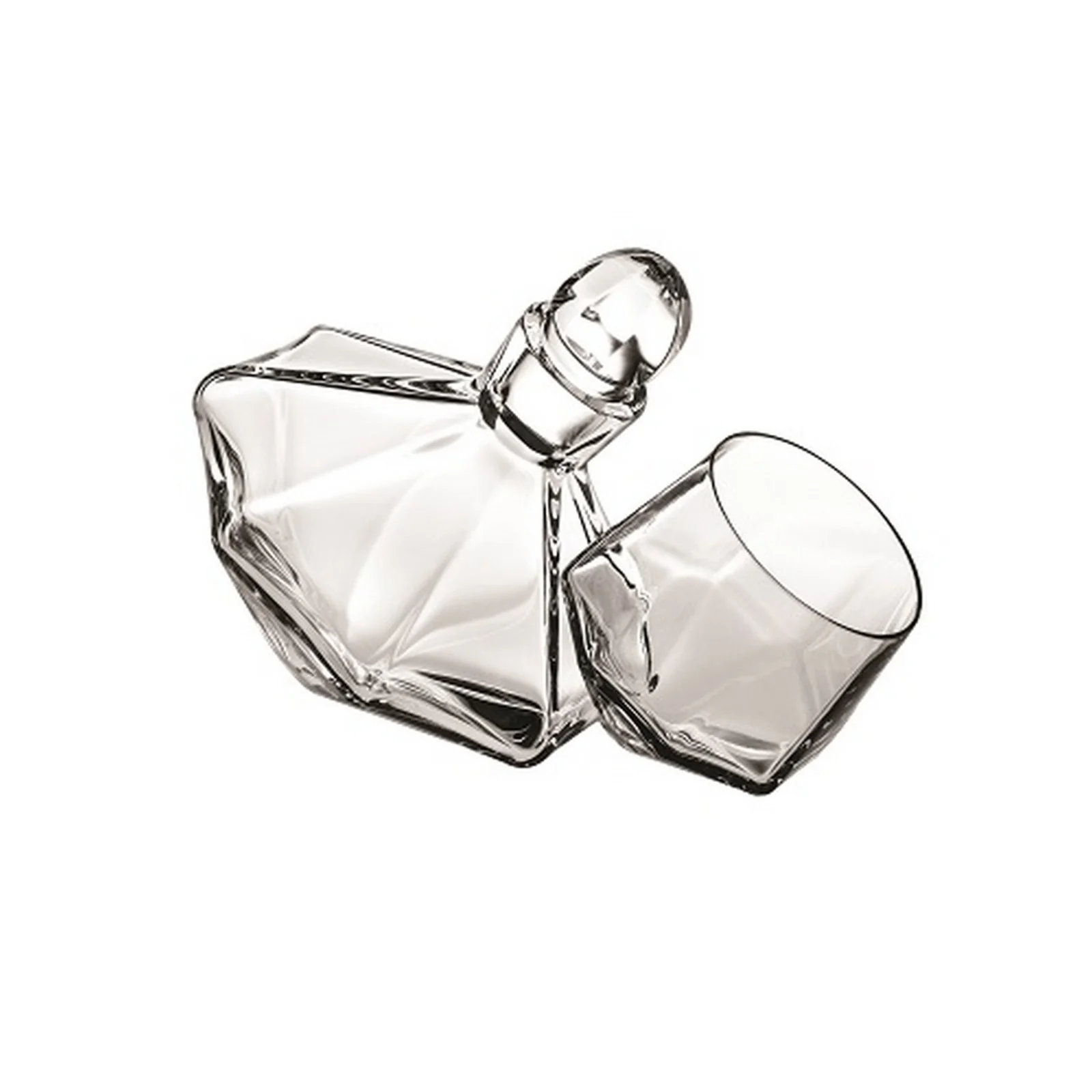 Vista Alegre Carrossel Whisky Decanter and 2 Old Fashion Set - Image 2