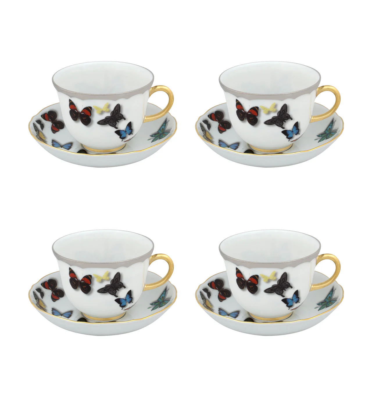 Vista Alegre Christian Lacroix - Butterfly Parade Tea Cup And Saucer By Christian Lacroix - Image 2