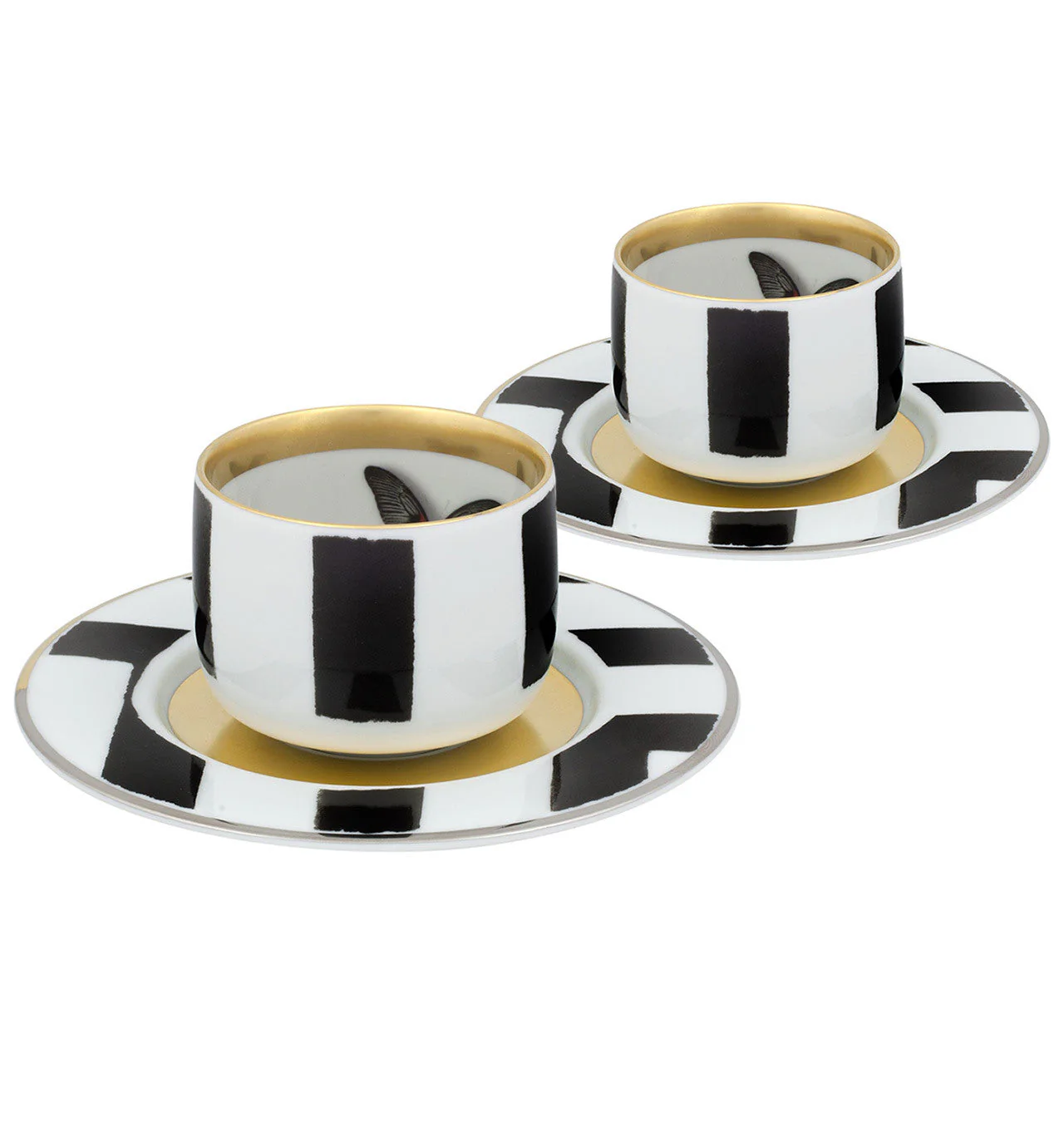 Vista Alegre Christian Lacroix - Sol Y Sombra Coffee Cup & Saucer By Christian Lacroix - Image 2