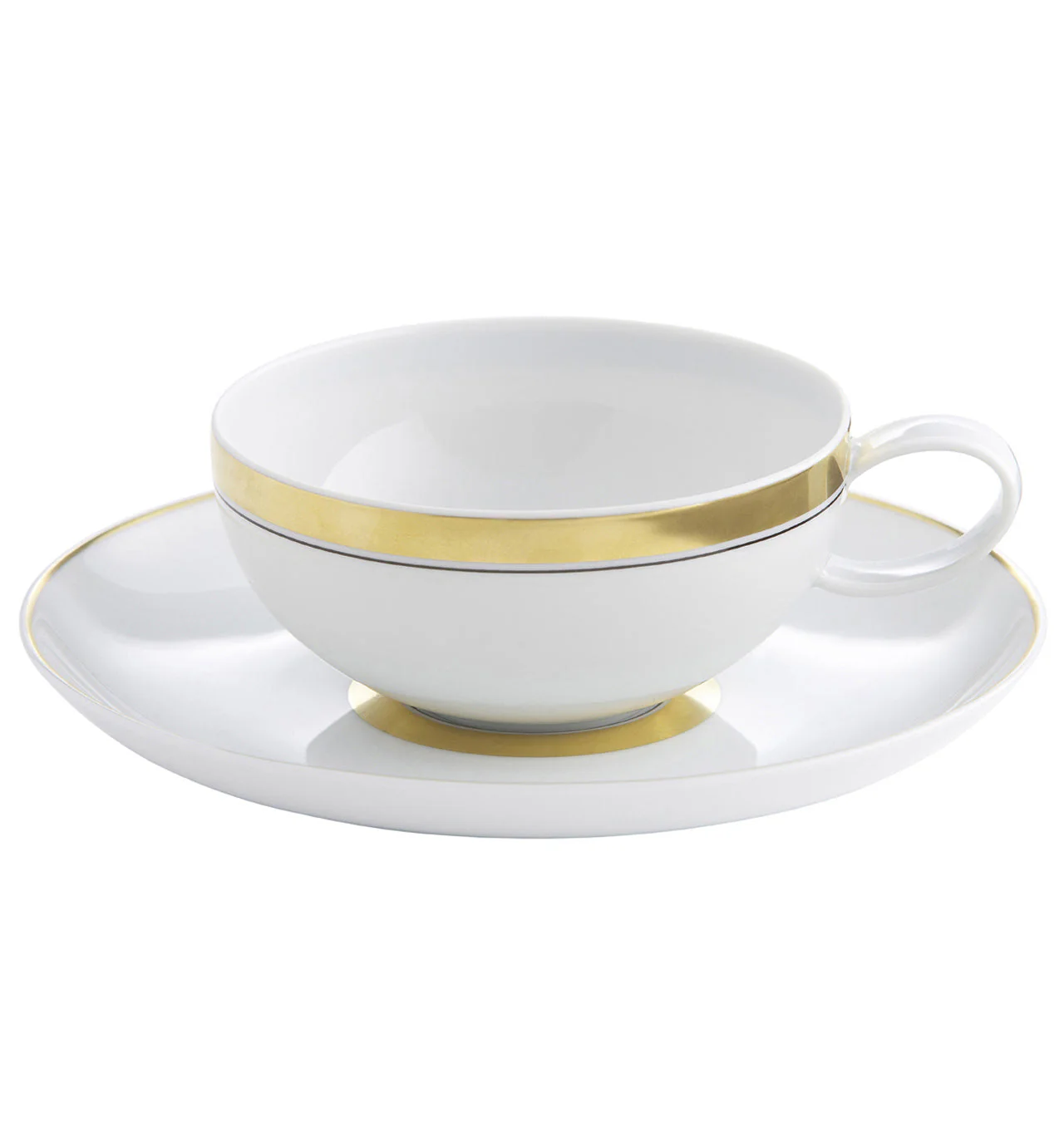 Vista Alegre Domo Gold Tea Cup And Saucer - Image 4