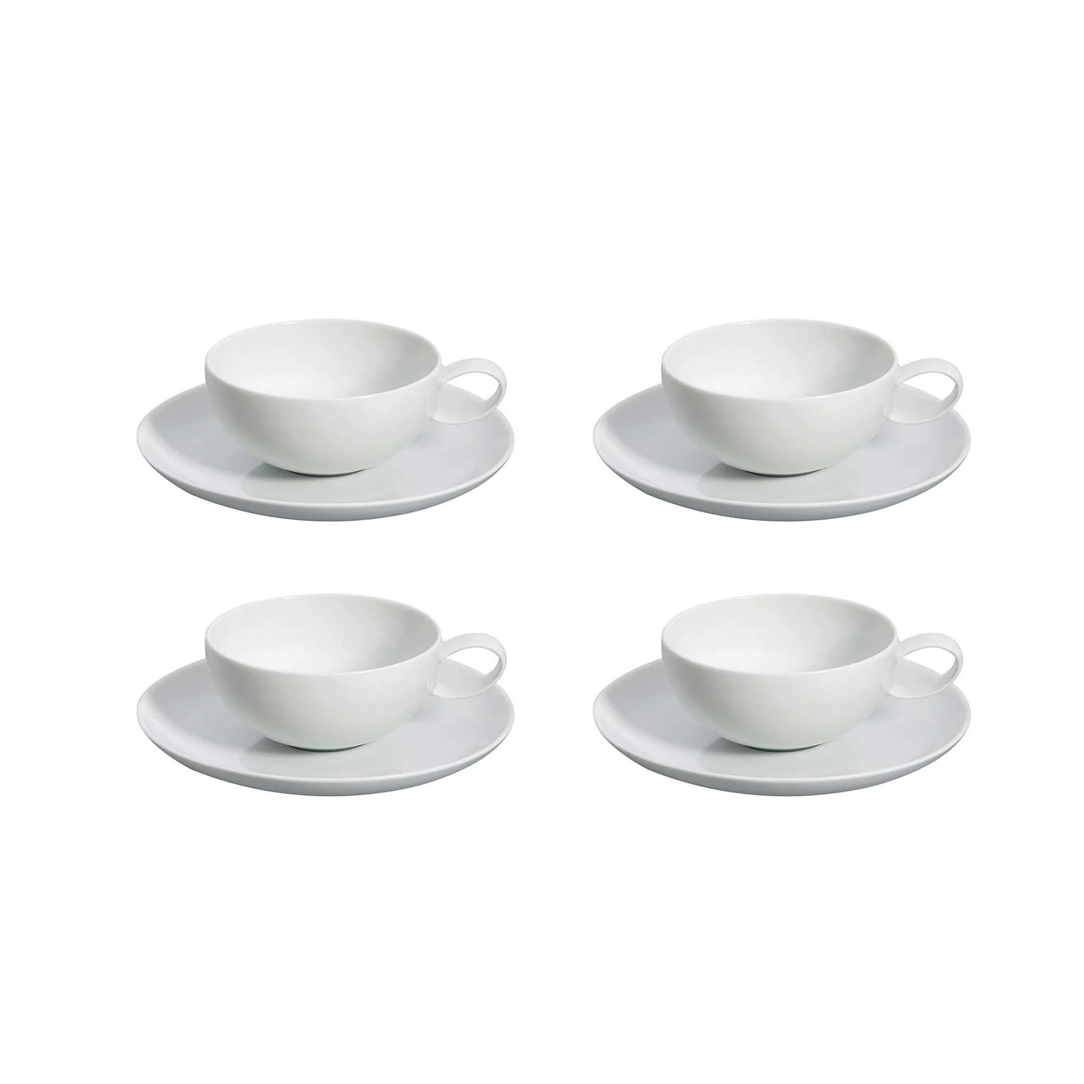 Vista Alegre Domo White Tea Cup And Saucer - Image 2