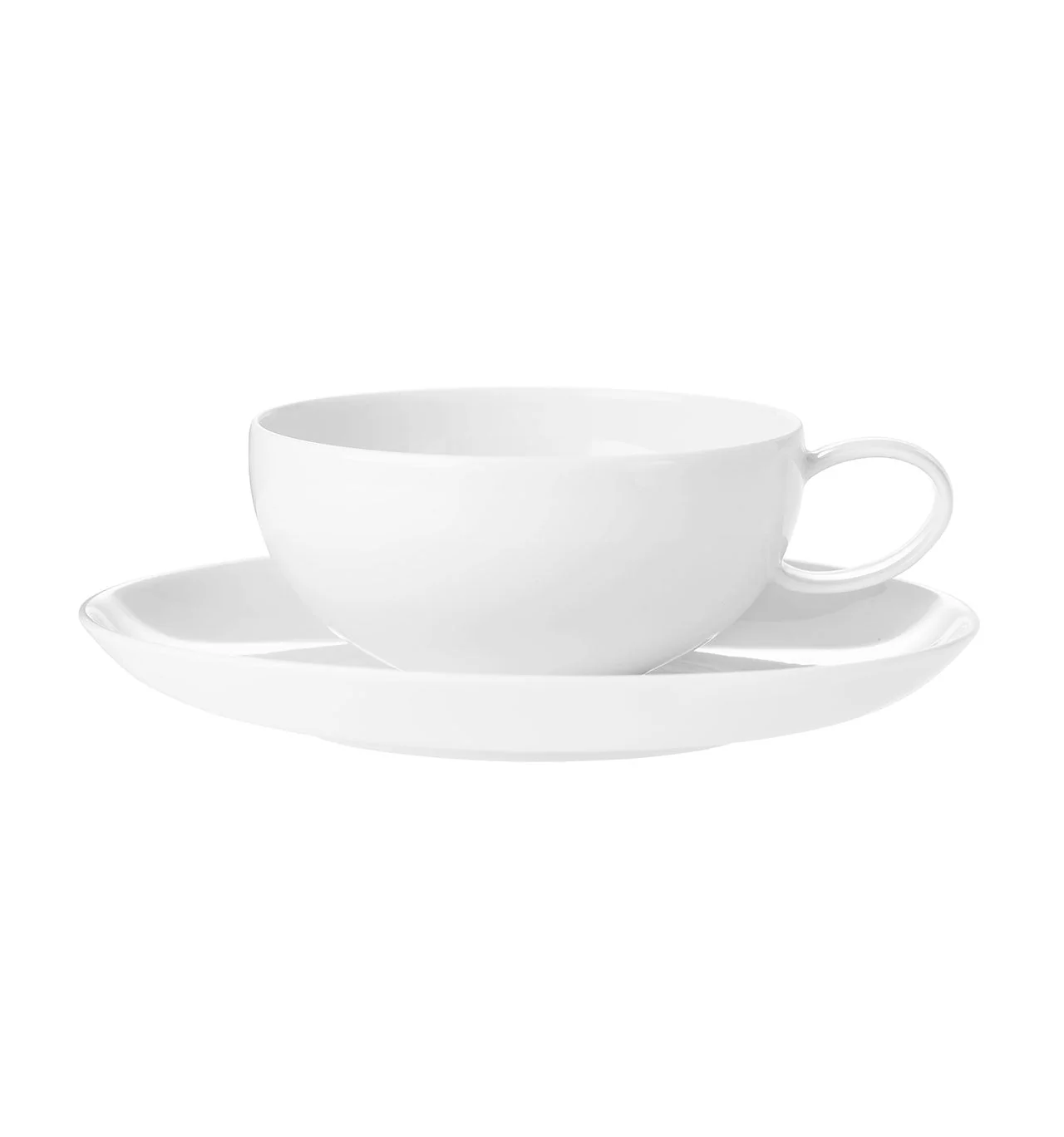 Vista Alegre Domo White Tea Cup And Saucer - Image 5