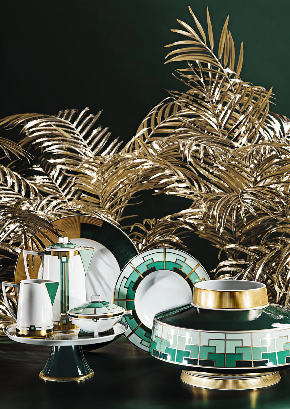 Vista Alegre Emerald Sugar Bowl - Image 3