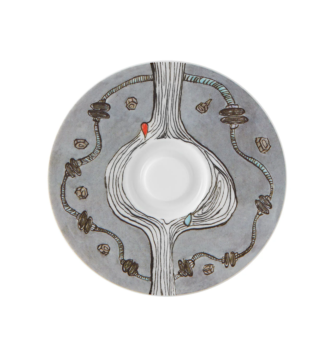 Vista Alegre Escape Goat Espresso cup and saucer XVII - Image 3