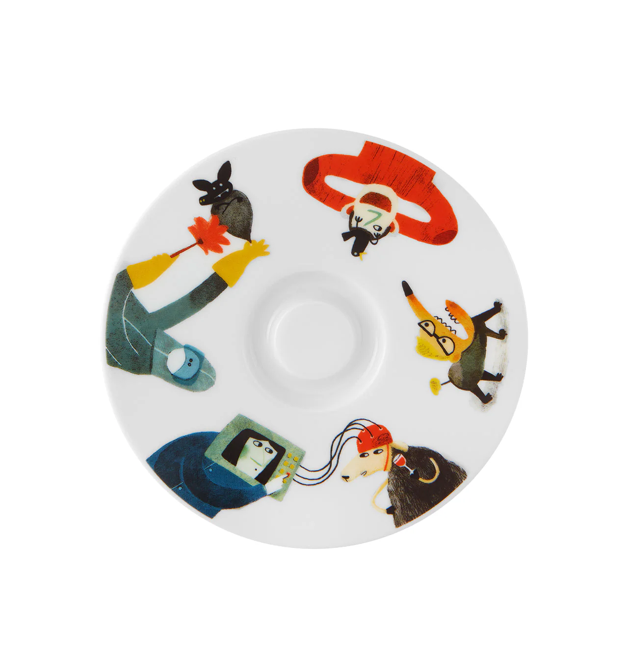 Vista Alegre Escape Goat Espresso cup and saucer XXVI - Image 3