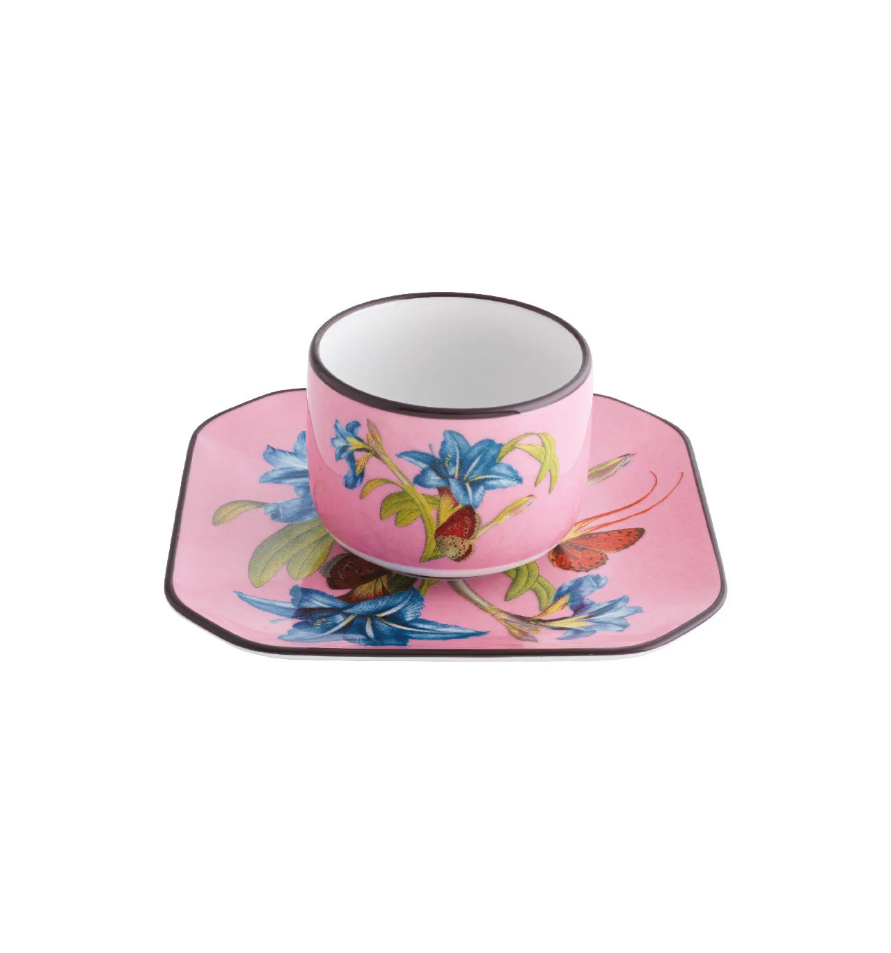 Vista Alegre Fete Vos Jeux Coffee Cups and Saucers by Christian Lacroix - Set 4 - Image 2