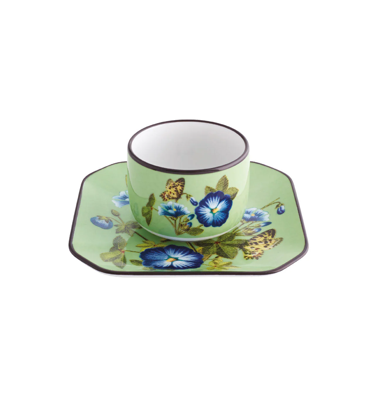 Vista Alegre Fete Vos Jeux Coffee Cups and Saucers by Christian Lacroix - Set 4 - Image 4