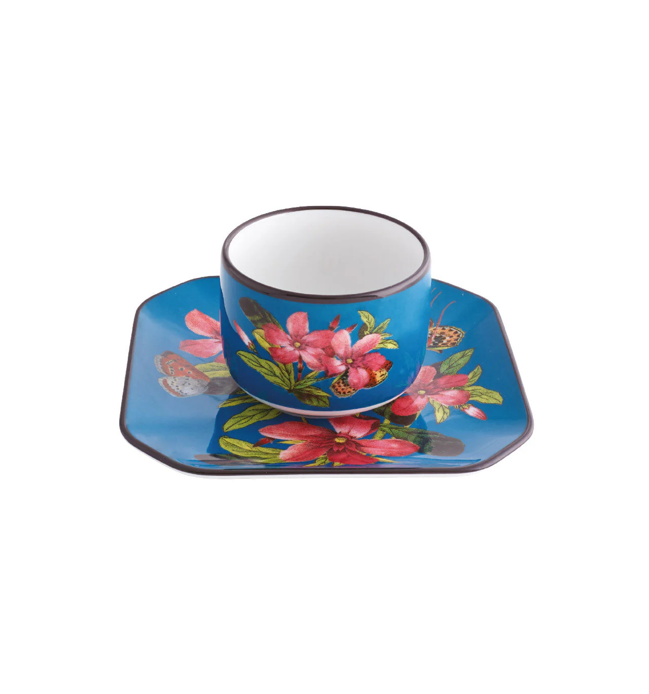 Vista Alegre Fete Vos Jeux Coffee Cups and Saucers by Christian Lacroix - Set 4 - Image 5