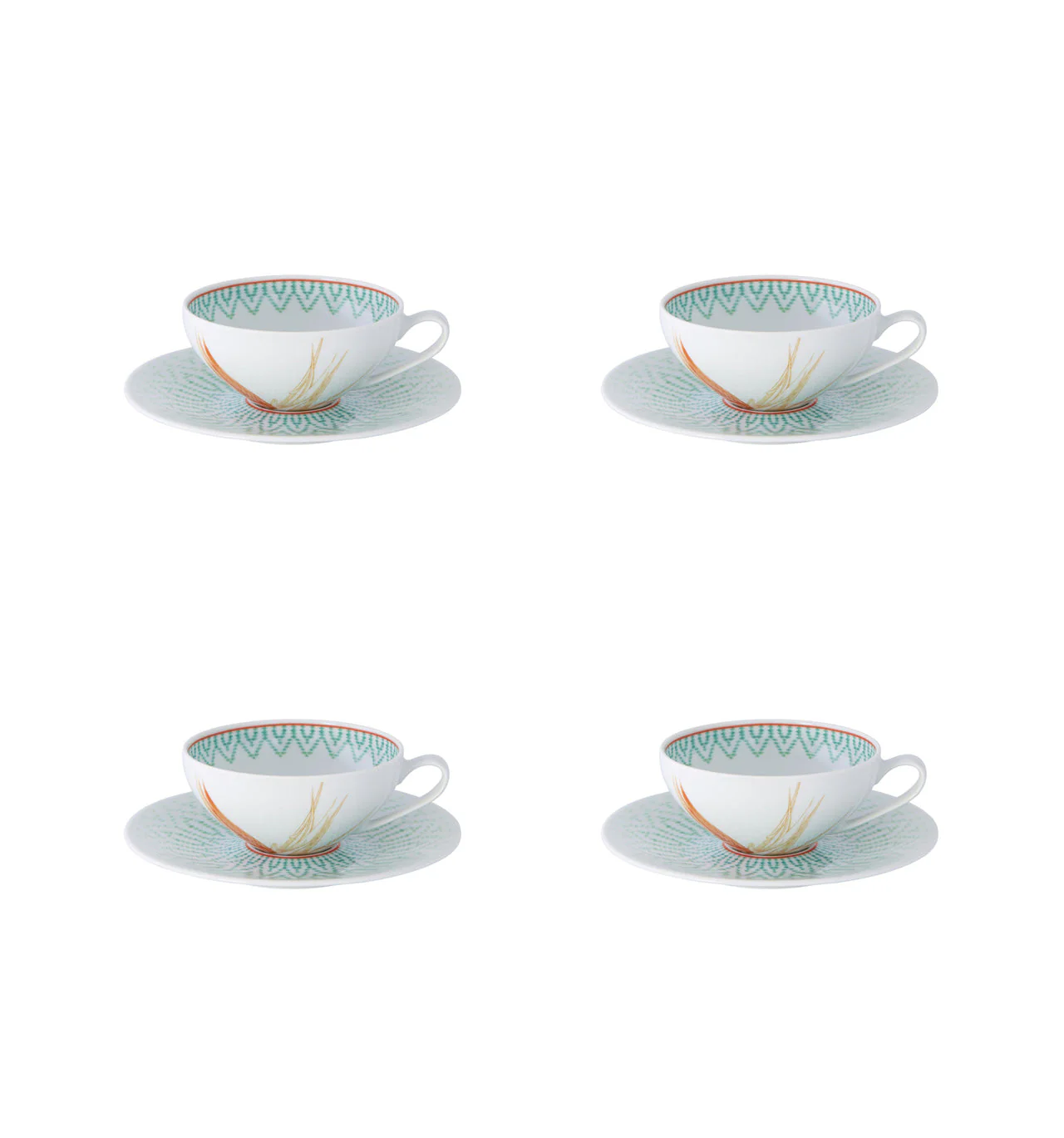 Vista Alegre Fiji Tea Cup And Saucer - Image 2
