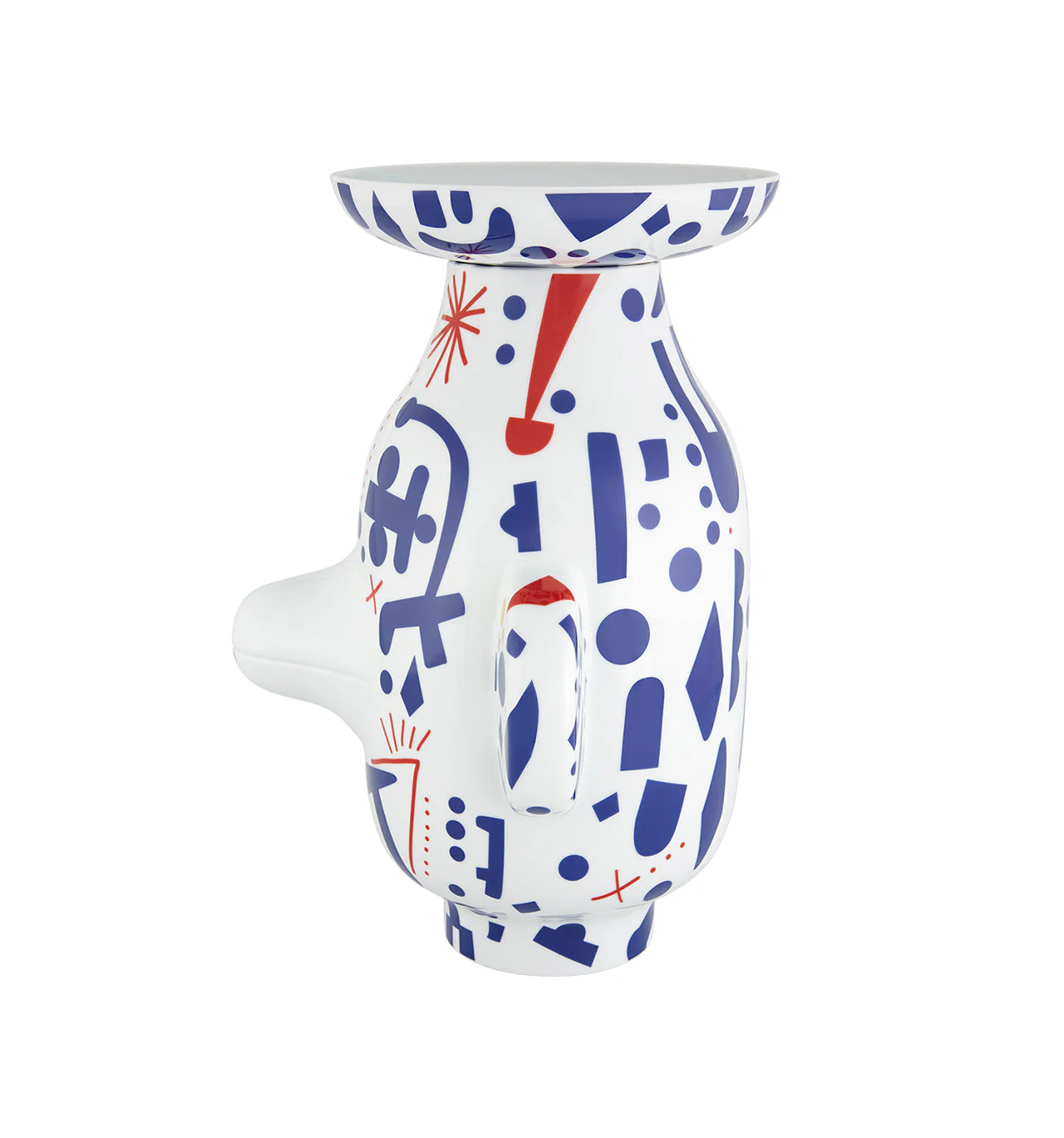 Vista Alegre Folkifunki Vase Grimace Whit Lid By Jaime Hayon - Image 2