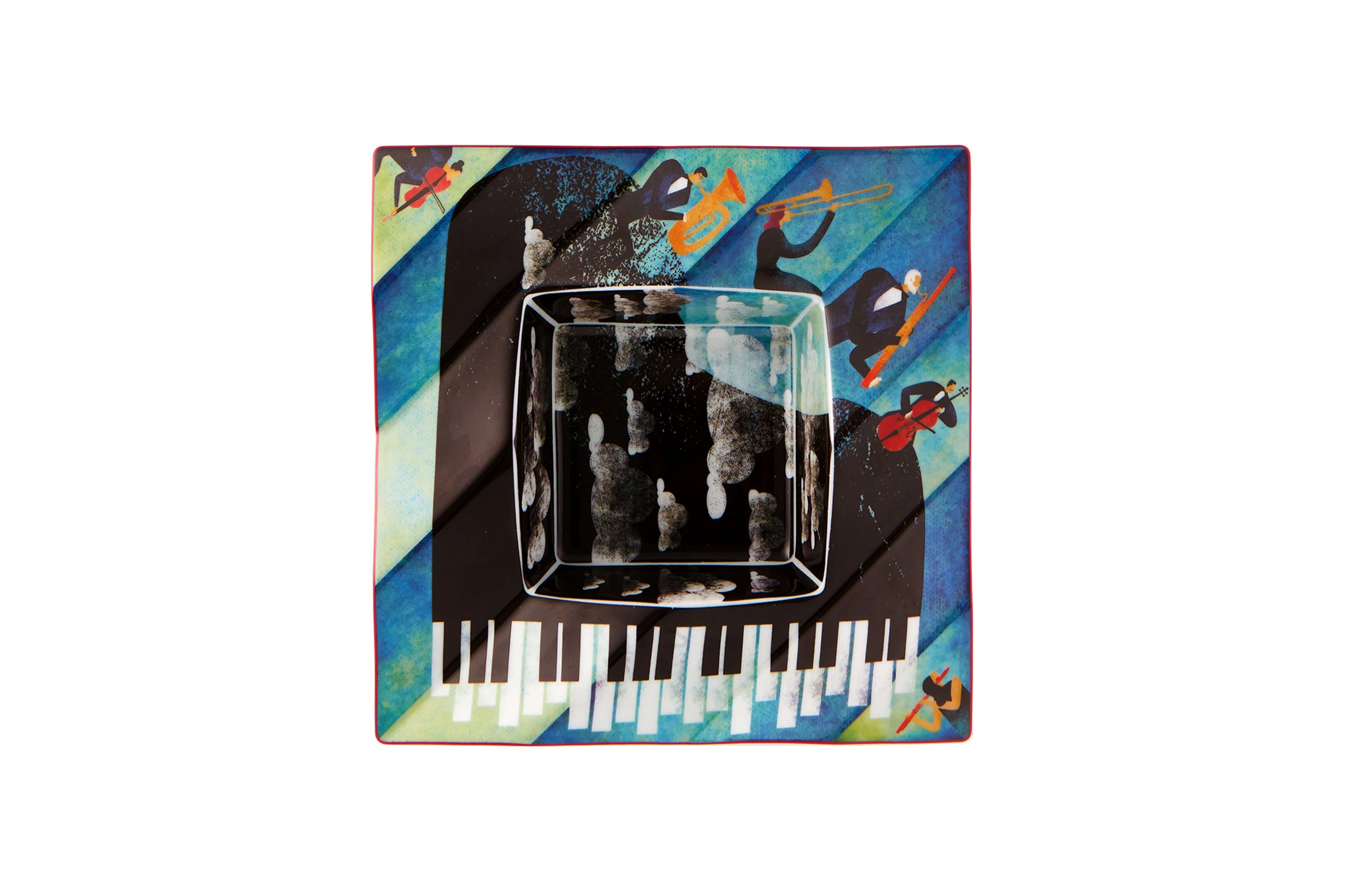 Vista Alegre Fur Beethoven Square Catchall tray By Fatinha Ramos - Image 2