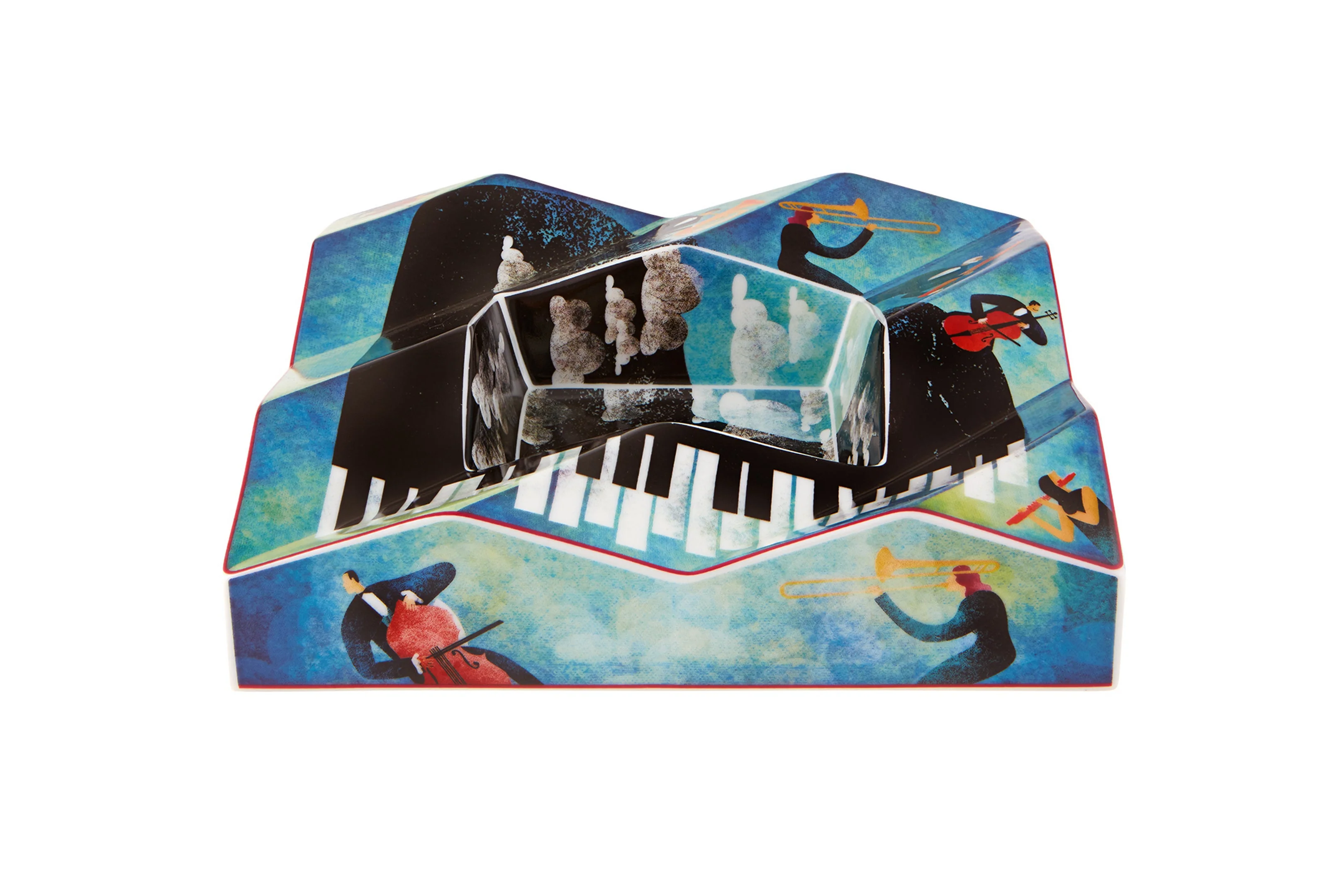 Vista Alegre Fur Beethoven Square Catchall tray By Fatinha Ramos - Image 3