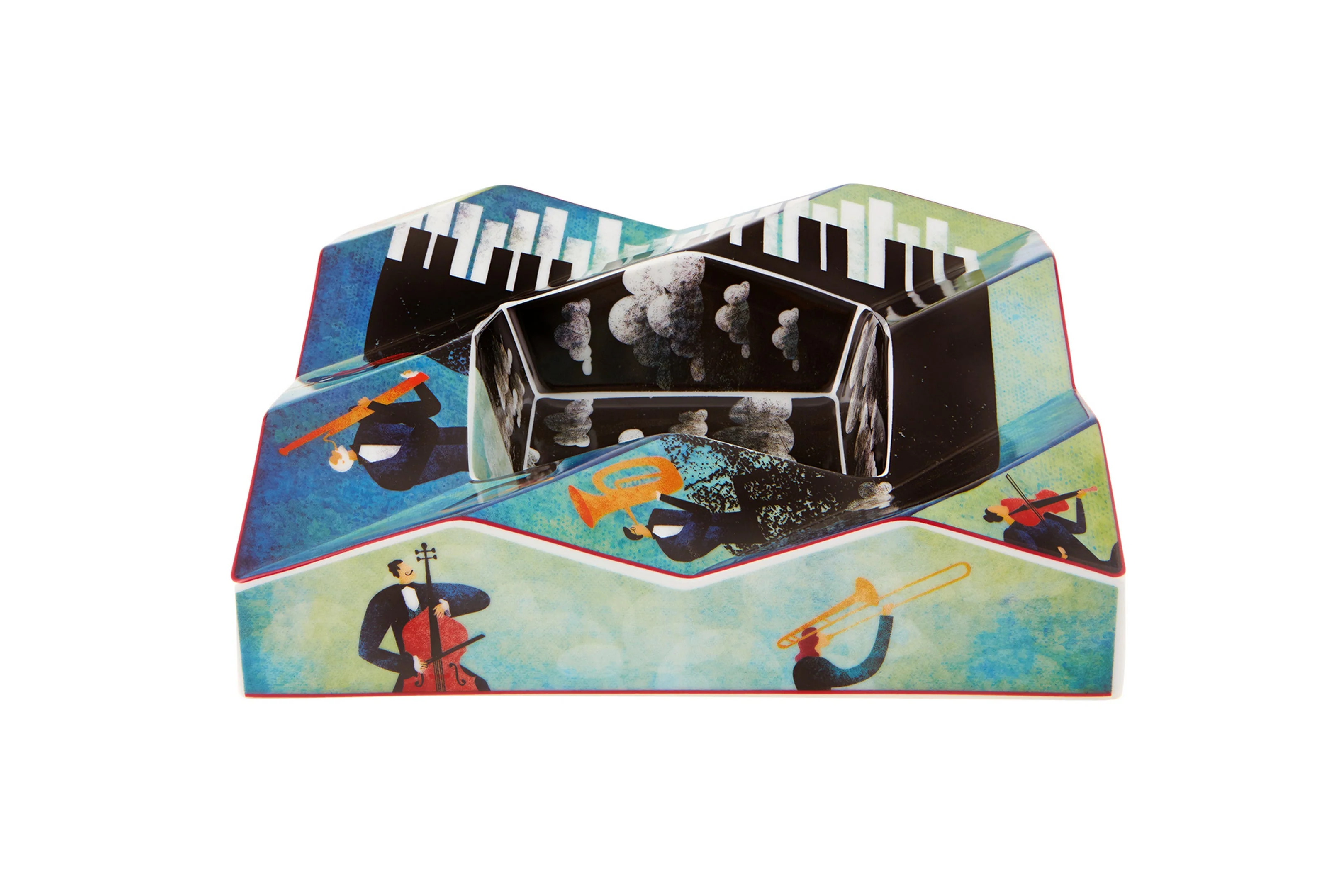 Vista Alegre Fur Beethoven Square Catchall tray By Fatinha Ramos - Image 4
