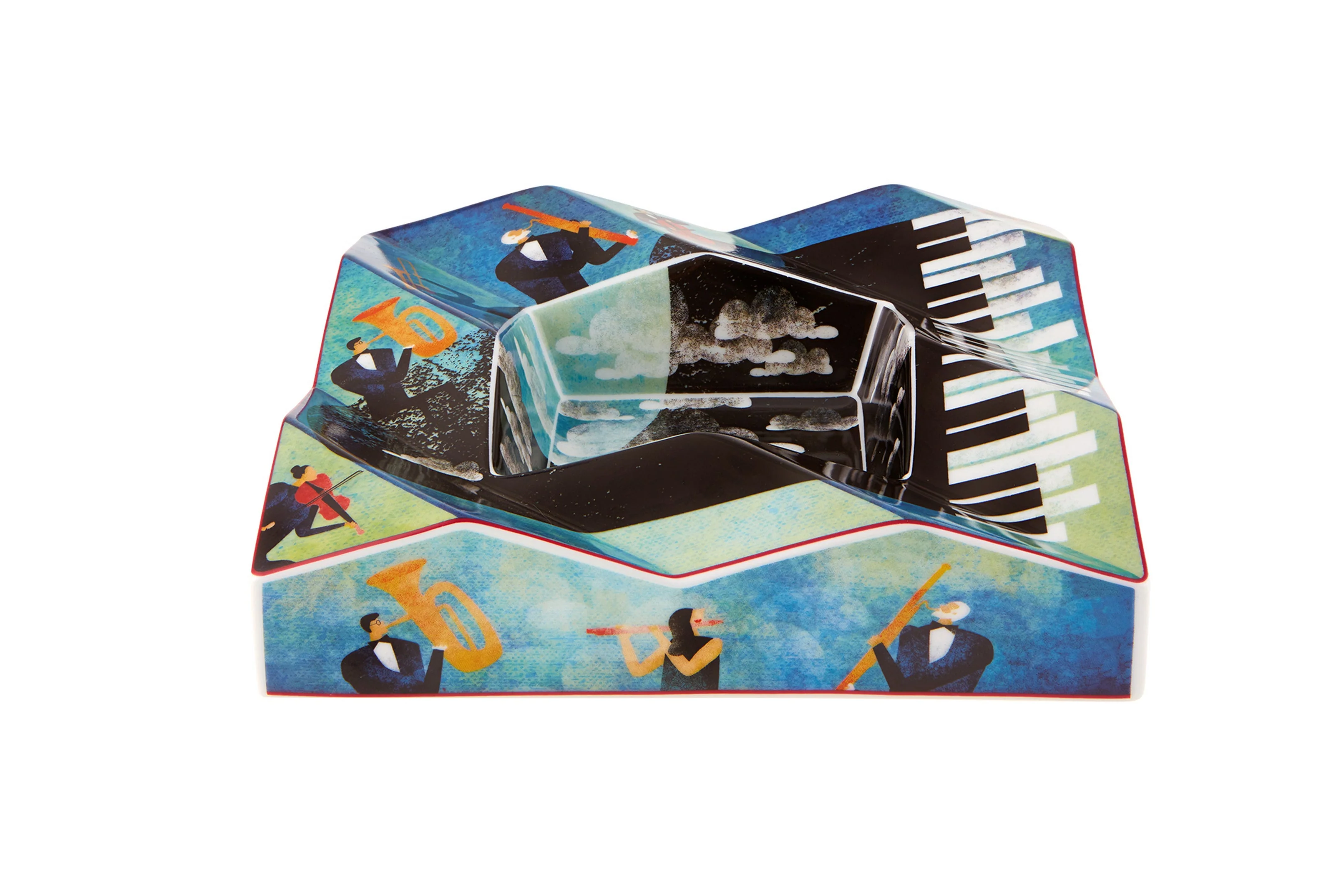 Vista Alegre Fur Beethoven Square Catchall tray By Fatinha Ramos - Image 5