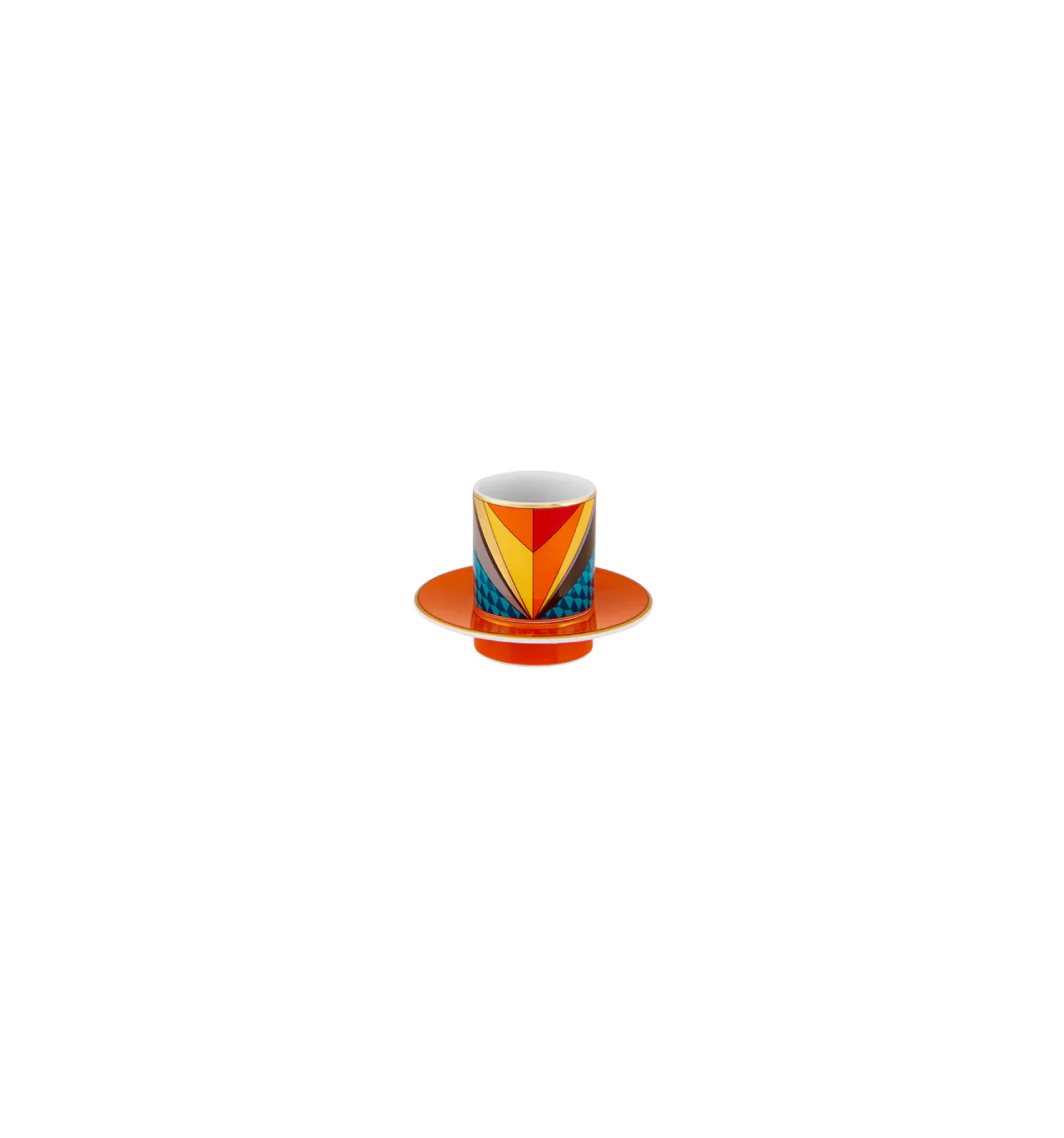 Vista Alegre Futurismo Espresso Cups And Saucers - Set of 4 - Image 2
