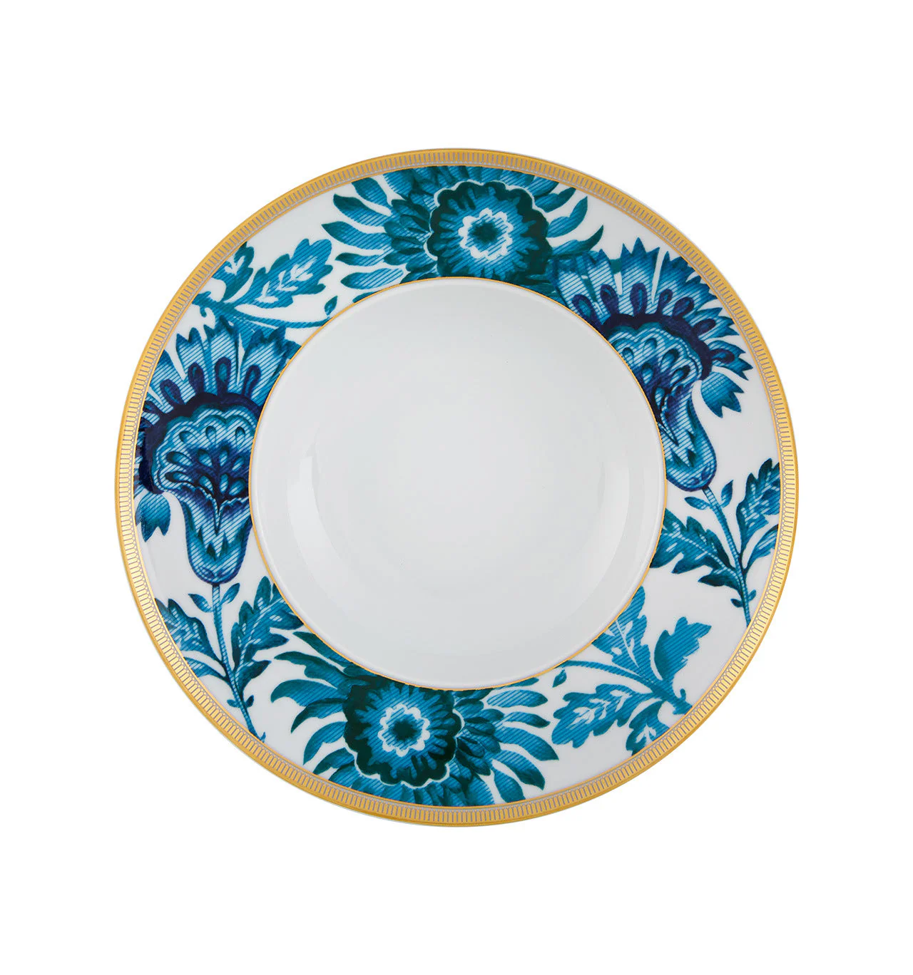 Vista Alegre Gold Exotic Soup Plate - Image 2