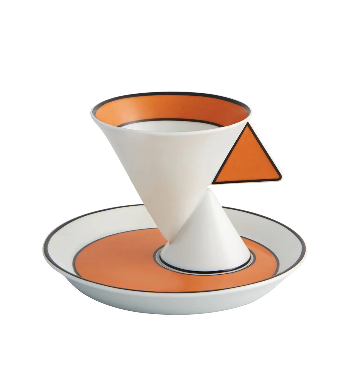 Vista Alegre Jazz Coffee Cups & Saucers - Set of 2 - Image 2