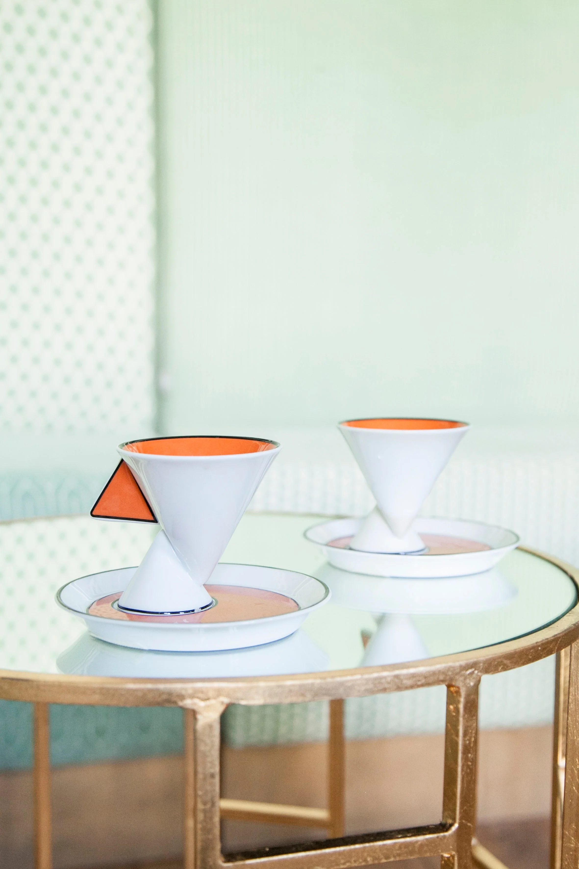 Vista Alegre Jazz Coffee Cups & Saucers - Set of 2 - Image 4