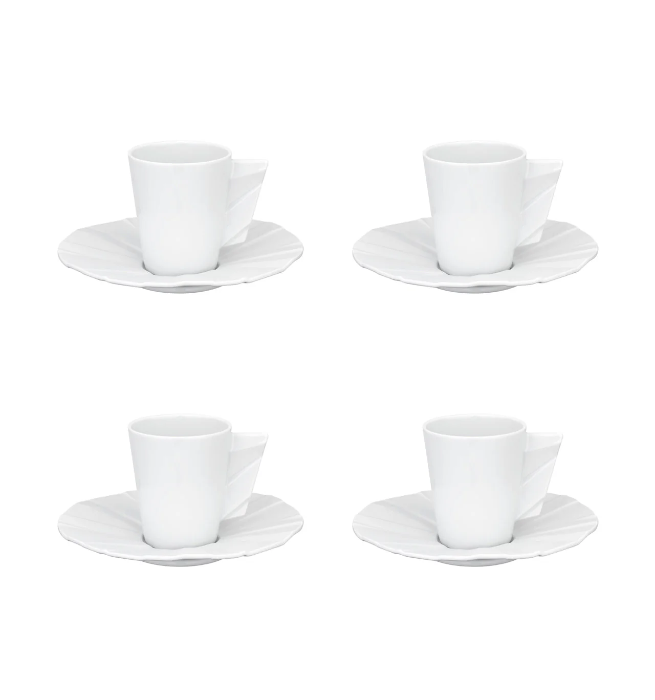 Vista Alegre Matrix Coffee Cup And Saucer By Bartek Mejor - Image 4