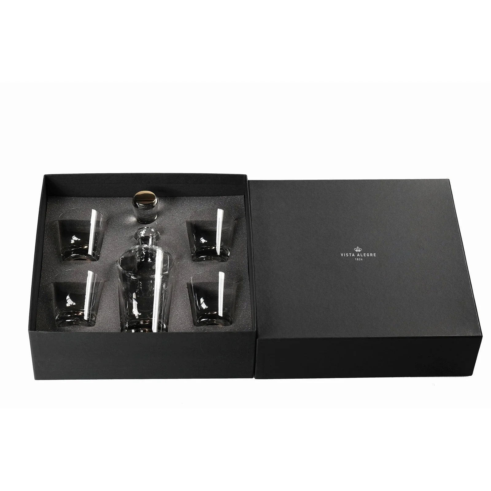Vista Alegre Olympos Case with Whisky Decanter and 4 Old Fashion - Image 2