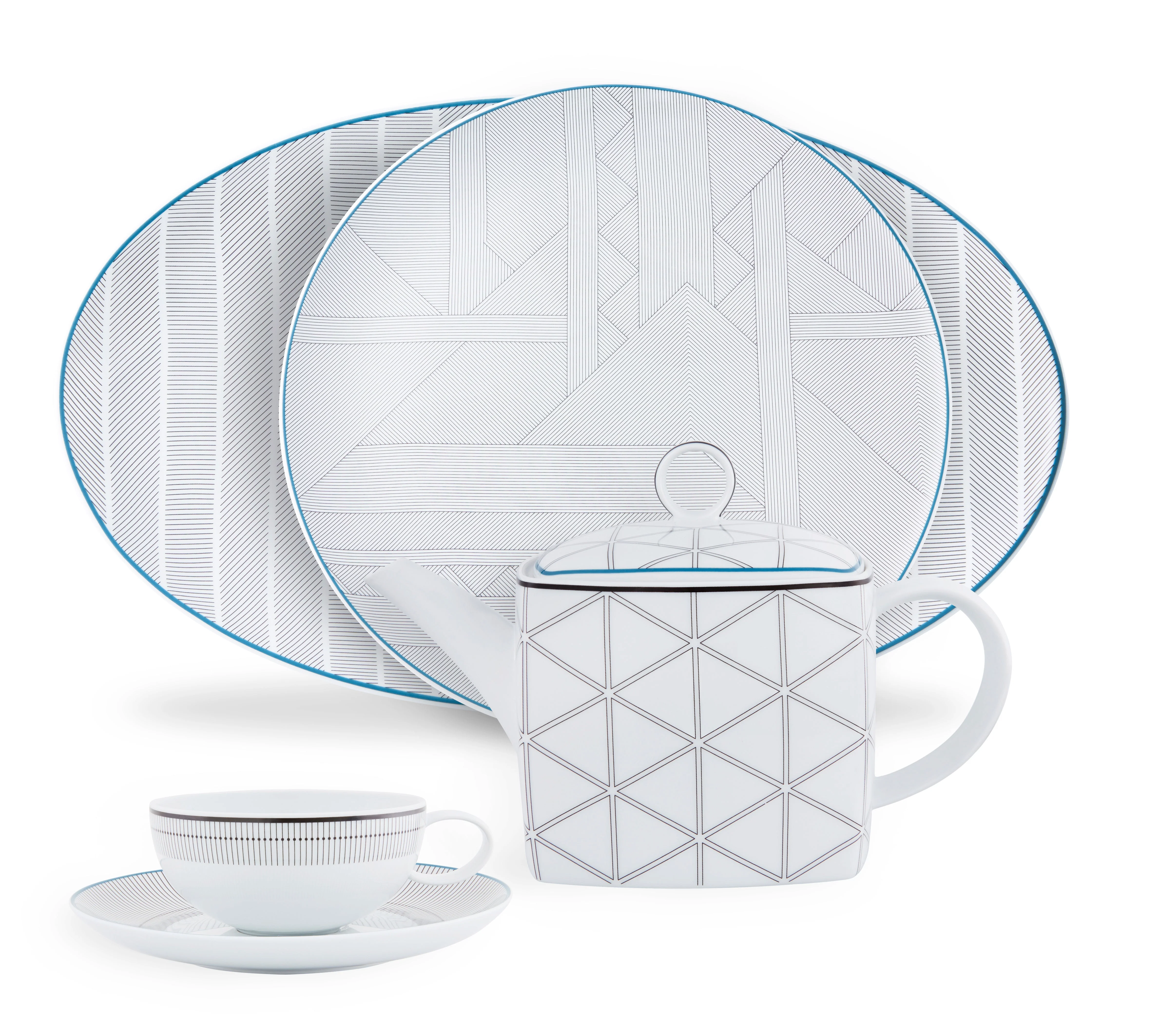 Vista Alegre Orquestra Cereal Bowl 6" By David Raffoul and Nicolas Moussallem - Image 2