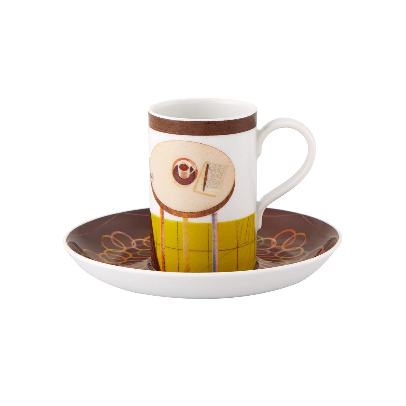 Vista Alegre Pessoa Expresso Cups and Saucer - Set of 4 - Image 5