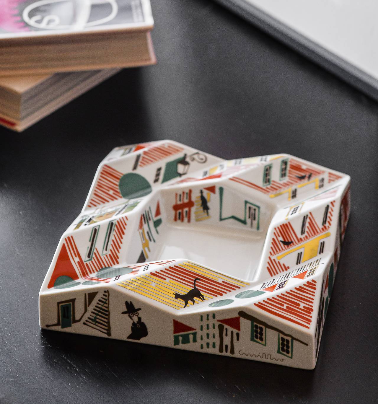 Vista Alegre Pessoa Square Catchall Tray By Andre Carrilho - Image 3