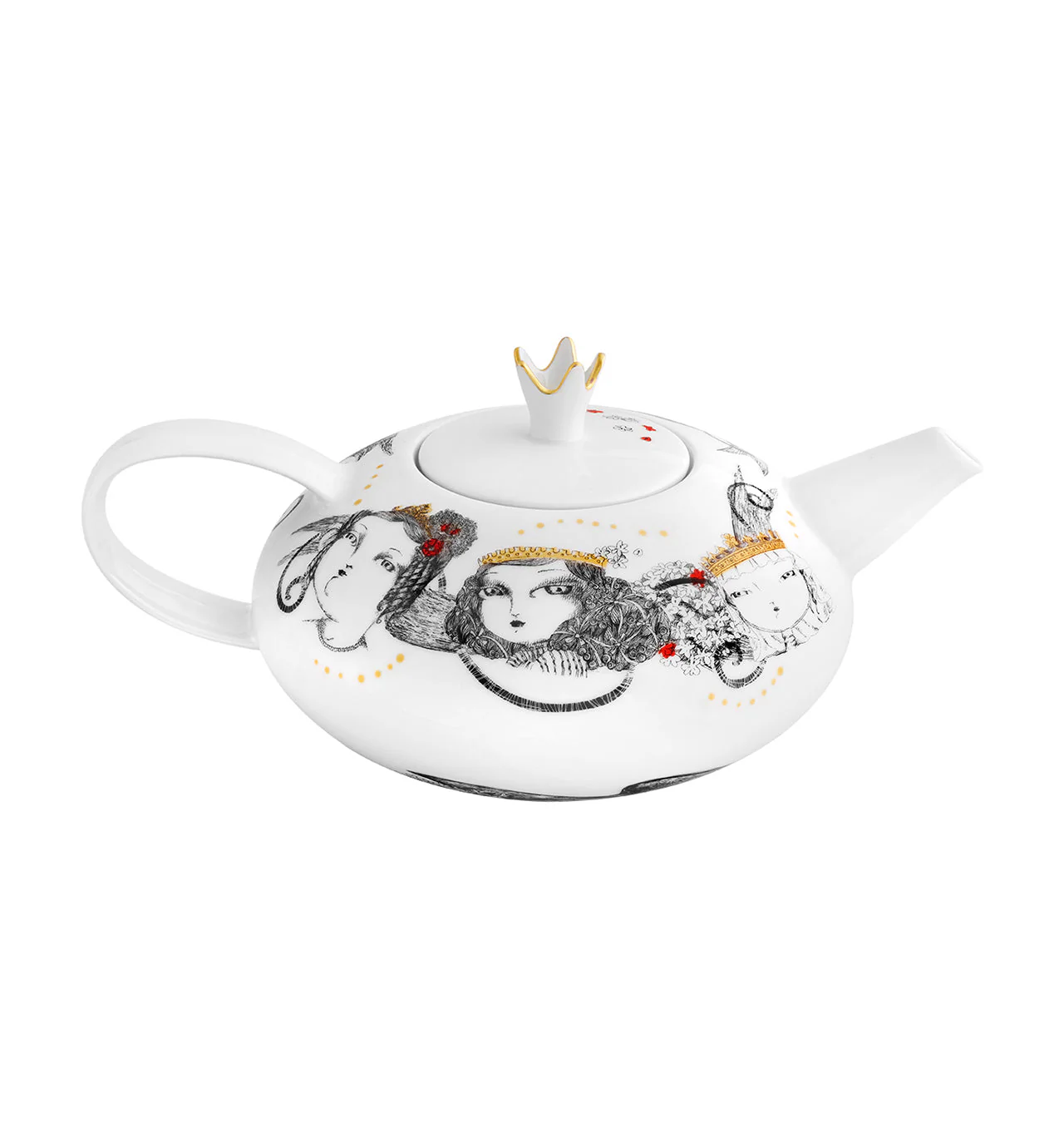 Vista Alegre Rainhas De Portugal Teapot - Image 2