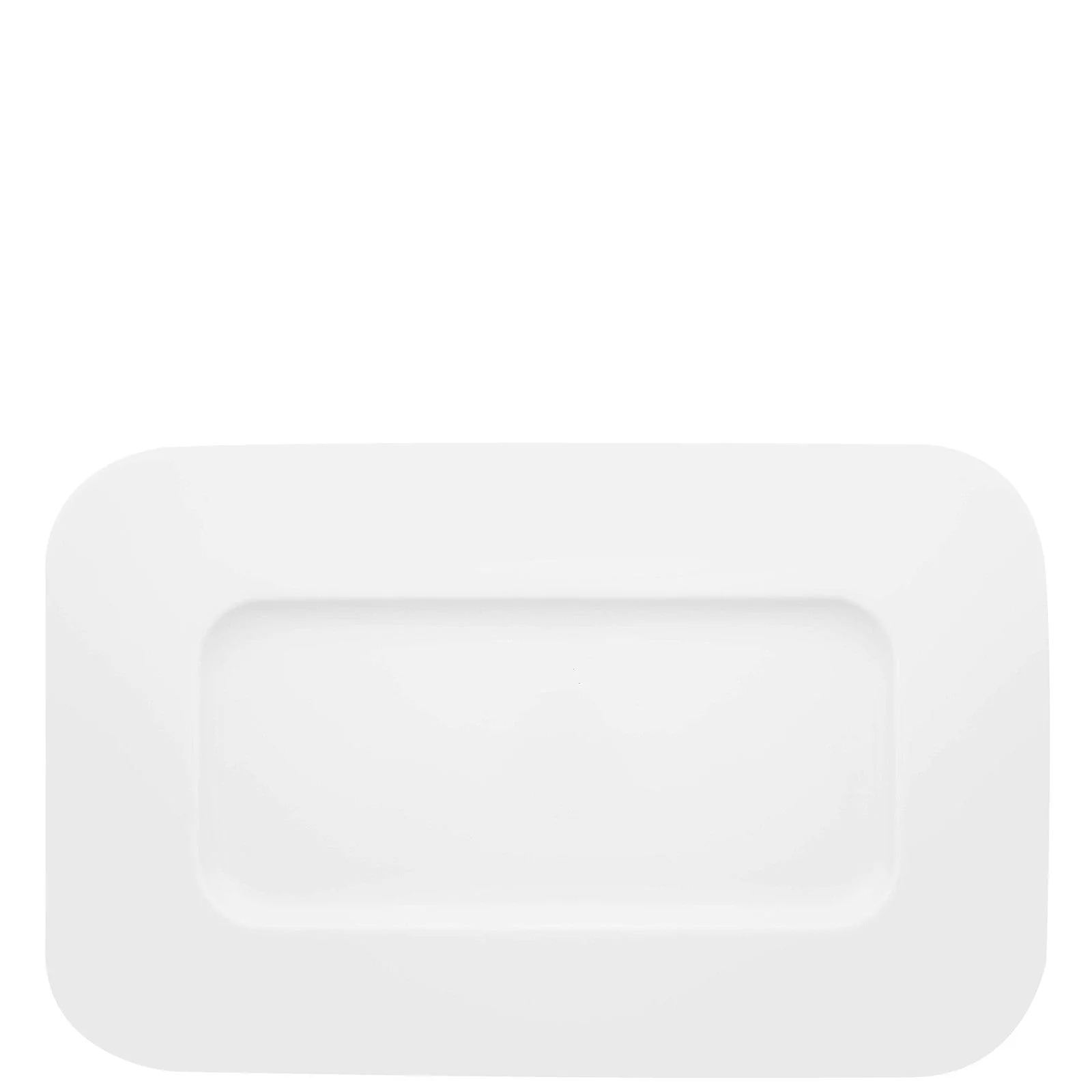 Vista Alegre Silk Road White Rectangular Plate - Image 4