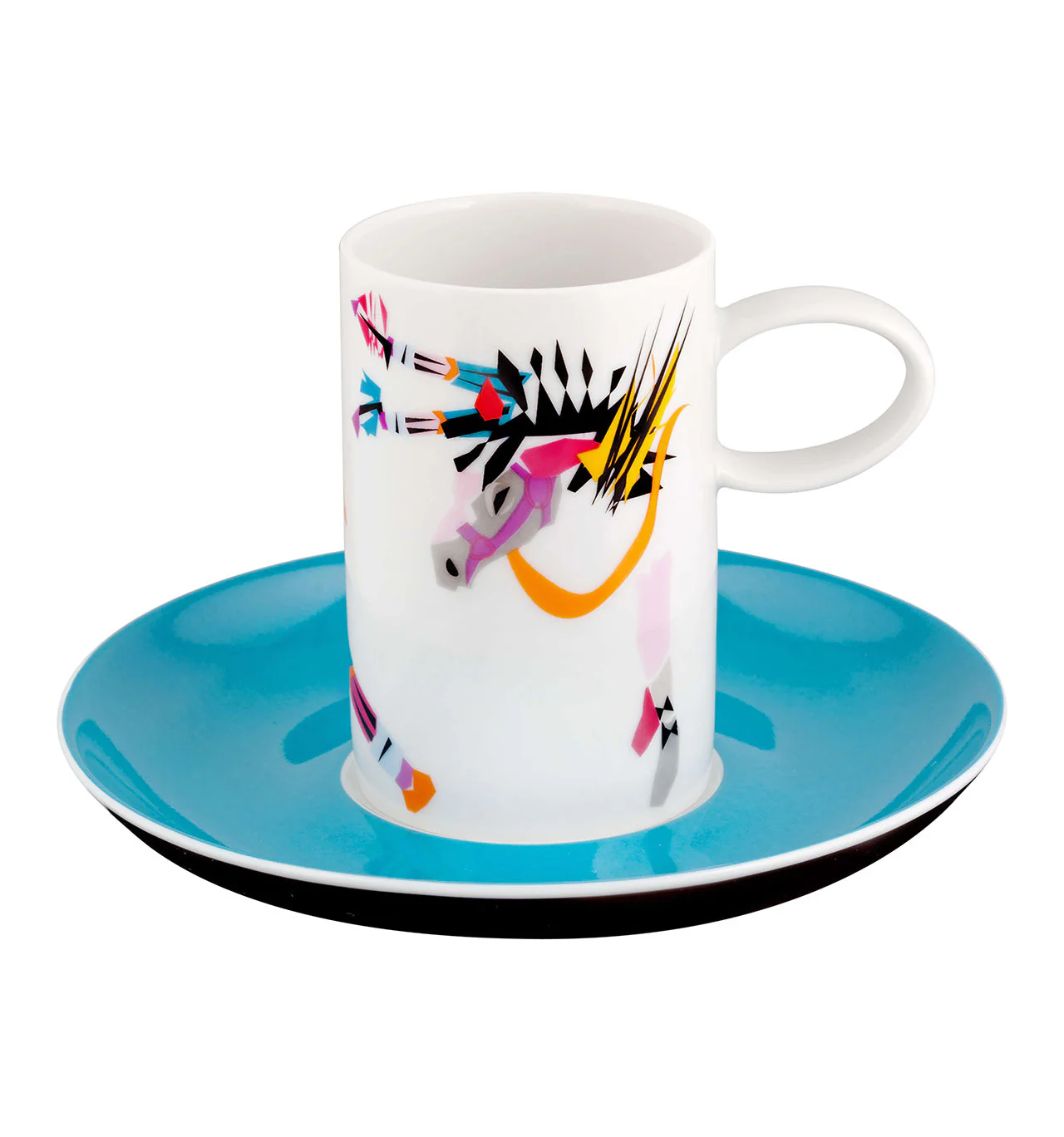 Vista Alegre Tchaikovs Coffe Cups & Saucers By Catarina Pestana - Set of 4 - Image 6