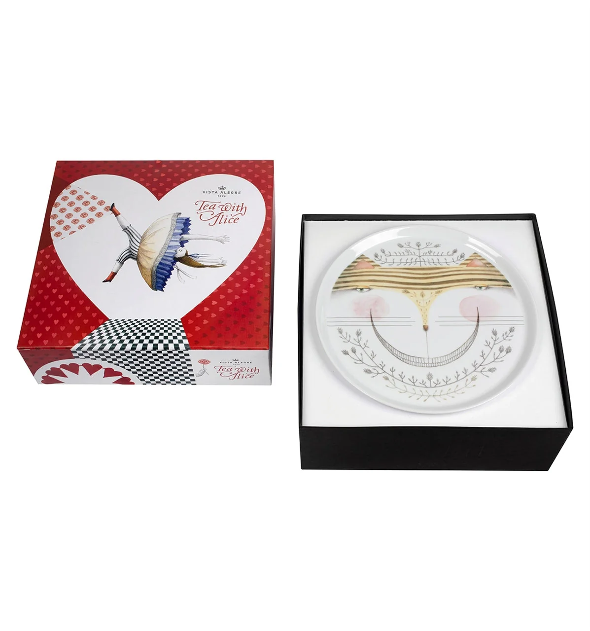 Vista Alegre Tea with Alice Footed Cake Plate 01 (Gift Box) By Teresa Lima - Image 3
