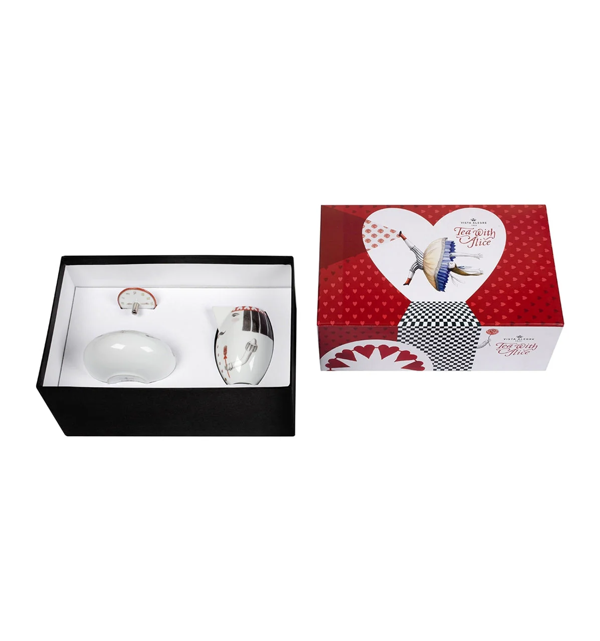 Vista Alegre Tea with Alice Sugar Bowl & Milk Jug (Gift Box) - Set - Image 3