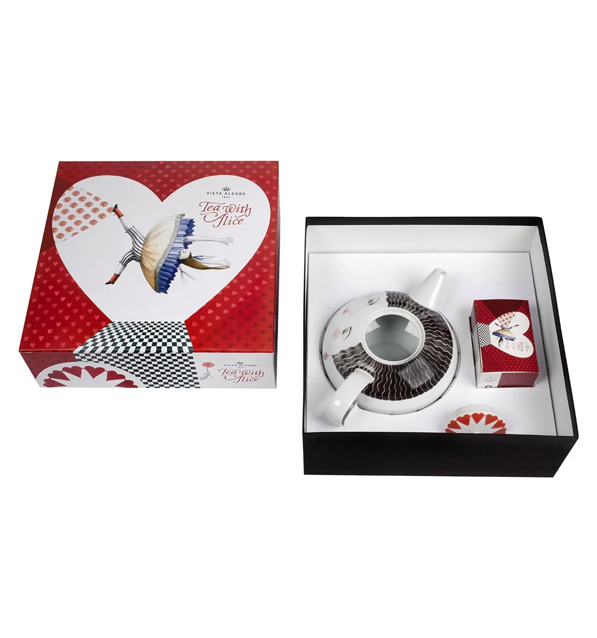 Vista Alegre Tea with Alice Tea Pot & Tea Bag (Gift Box) - Set - Image 2